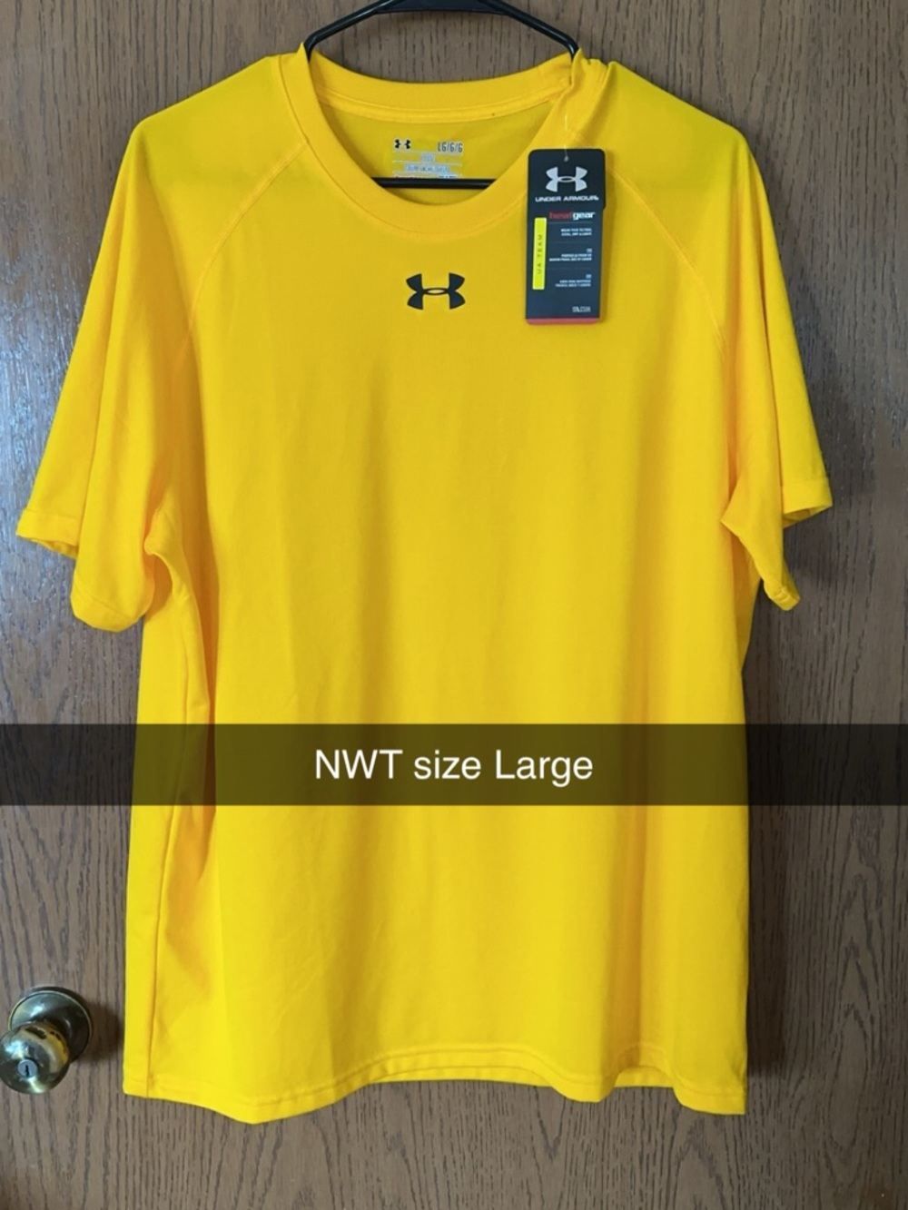 Under Armour Men's Bright Yellow Performance Tee